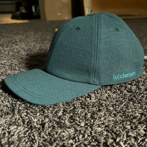 lululemon NWT Days Shade Flannel Ball Cap O/S Heathered Green Jasper - Picture 4 of 9